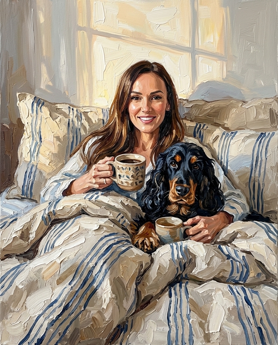 Woman & Pet 