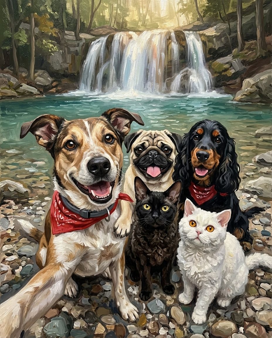 Mountain Waterfall 7