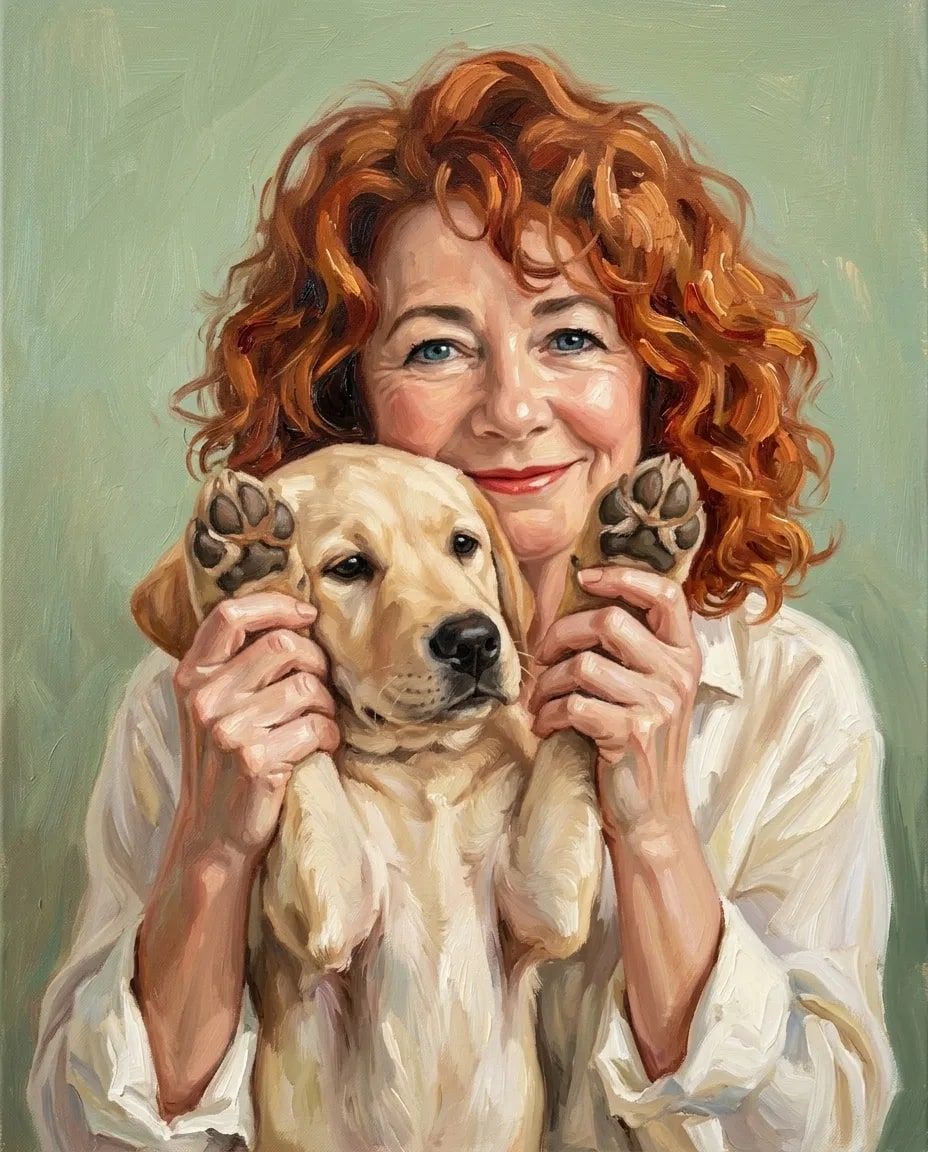 Woman & Pet