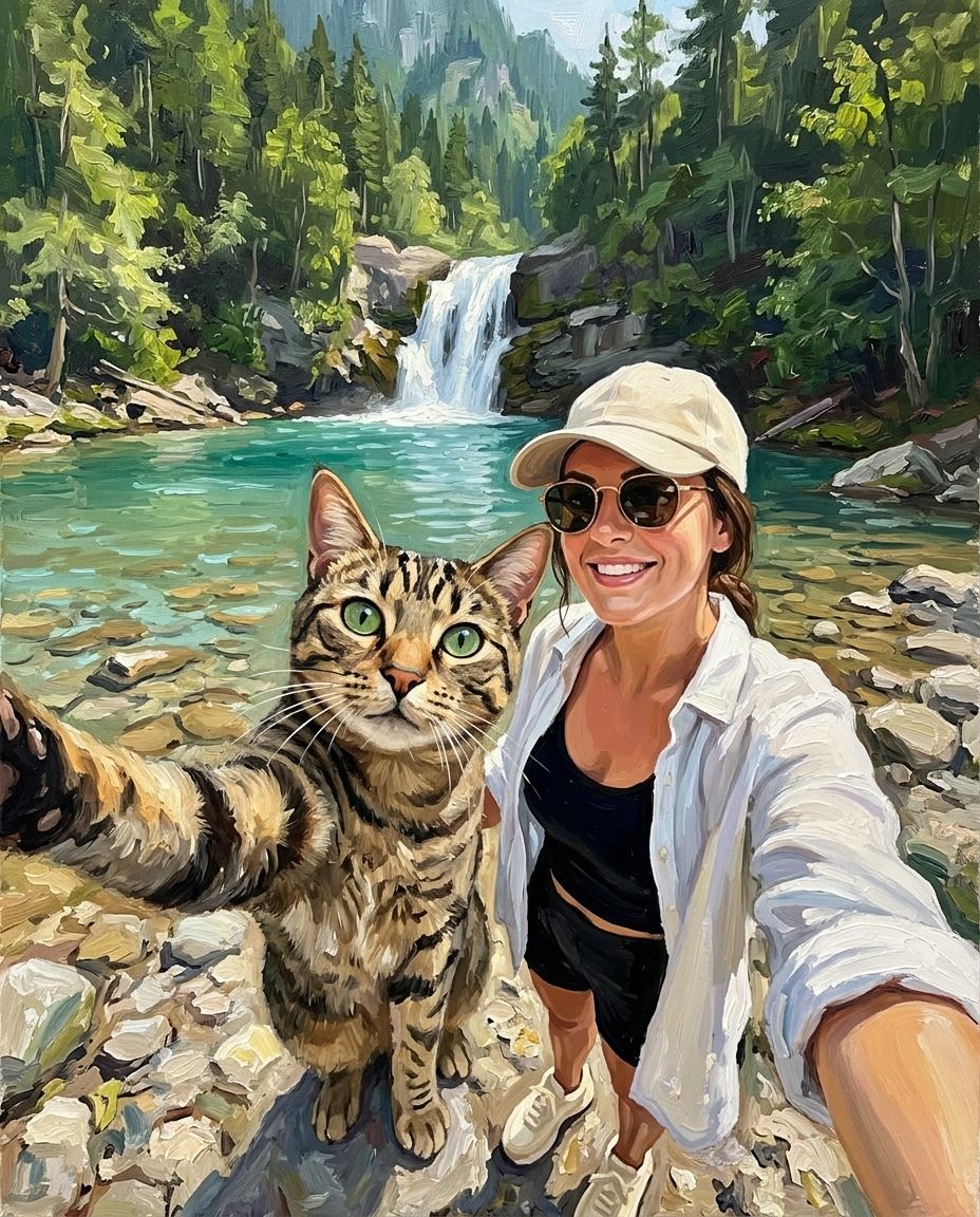 Mountain Waterfall